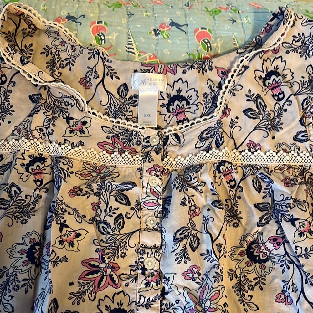 Floral Button-Up Blouse